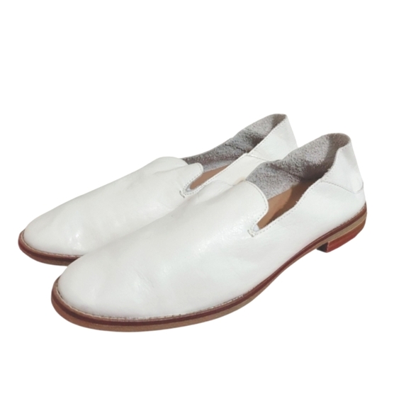 Seaport Levy Convertible Leather Loafers Women's Size 9 M White Flats - Picture 11 of 11